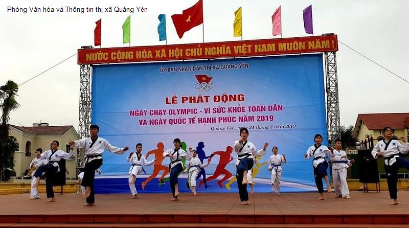 Phòng Văn hóa và Thông tin thị xã Quảng Yên