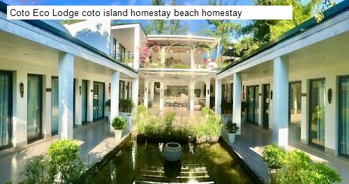 Coto Eco Lodge coto island homestay beach homestay